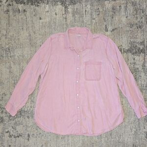 Women's Pink Button Down Shirt